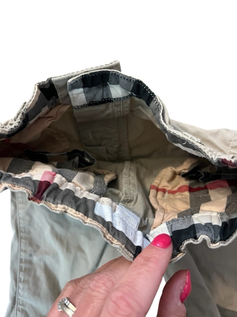 Burberry Beige Pants- Size 9 Months - Picture 7 of 7